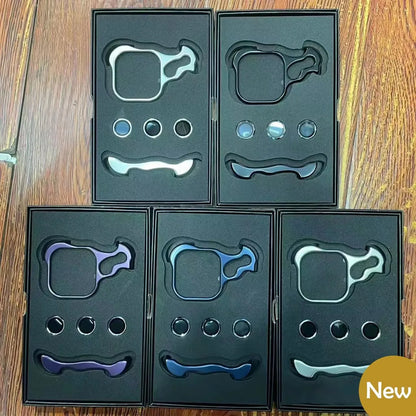 Luxury Irregular Aluminum Alloy Bumper Phone Case for Iphone 16 15 14 13 12 Pro Max 17 Air Pro Lens Film Protection Metal Cover